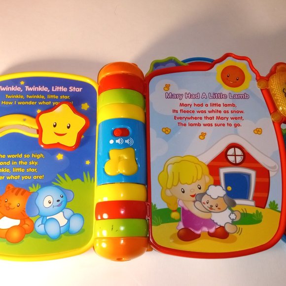 VTech Musical Rhymes Books Baby &Toddler Toy Educational Learn LOT OF 2 - Picture 9 of 14